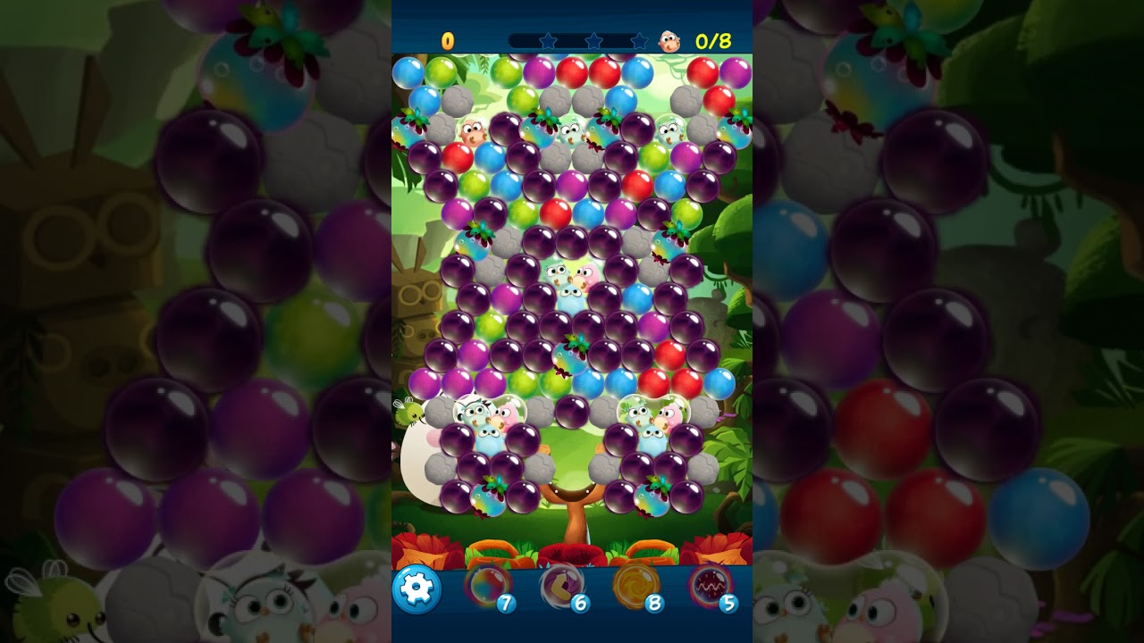Angry Birds POP Bubble Shooter - Level 84. Gameplay Android walkthrough
