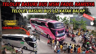 BIKIN HEBOH‼️TELOLET BASURI BUS MSM FADEL RAMISYA DI KOLONG TOL BUARAN INDAH