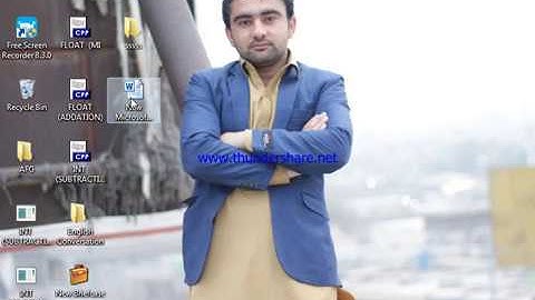 Basic introduction of Ms word in (Pashto)