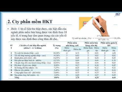 Video VÍ dụ phân tích thực tiến Ma trận McKinsey của Cty... - youtube