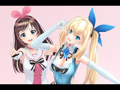 【MMD】キズナアイ×ミライアカリ/金曜日のおはよう