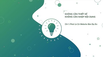 Tạo Website Bất Động Sản Dự Án Chỉ 1 Phút