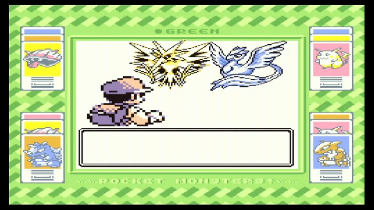 伝説の鳥】サンダー フリーザーを捕まえる回【ポケットモンスター緑