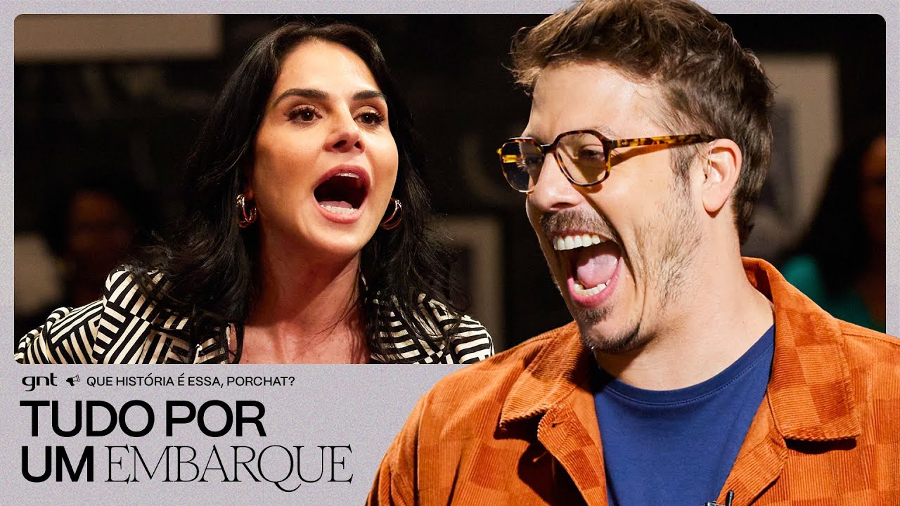 Priscila e Fábio Porchat quase TERMINARAM por uma VIAGEM 🤣 | Que História É Essa, Porchat?| GNT