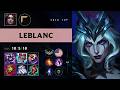 LeBlanc Top vs Garen - NA Challenger Patch 26.12