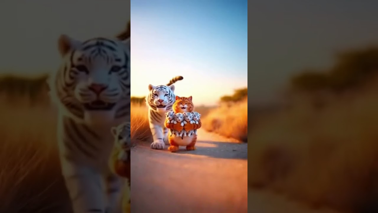 Ai animated orange cat funny cartoon video 😹💥 cat antics unleashed 