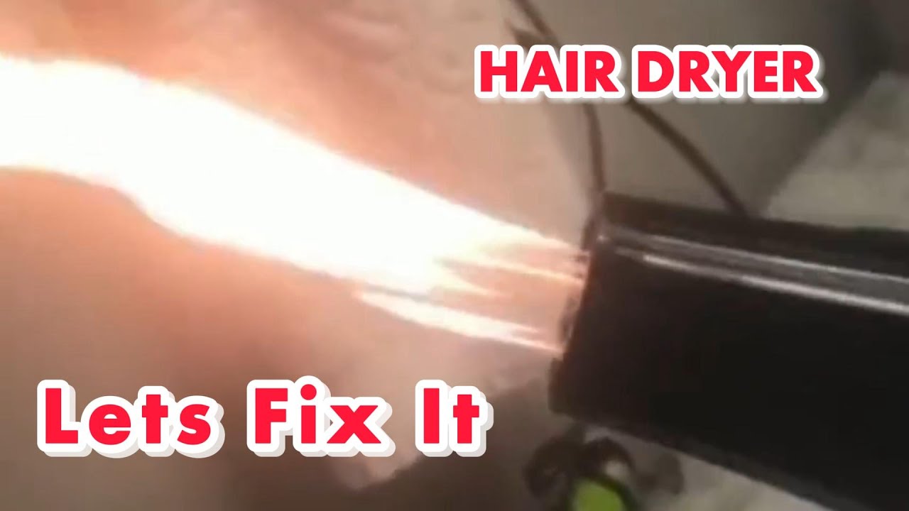 How do I Repair Hair dryer a Broken. Hair dryer is not hot (full