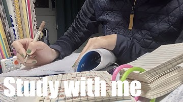 STUDY WITH ME 2hrs | Background noise,no music,no break | ASMR | real time｜motivation