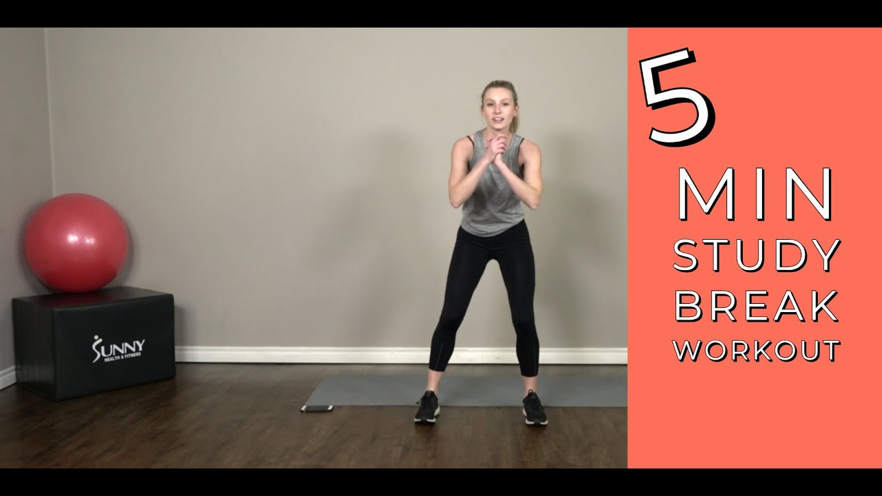 5 Min Study Break Workout to Stay on Track for Fitness Goals 