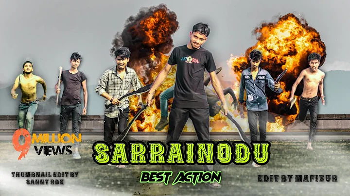 Sarrainodu Action Scene | South Indian Hindi Dubbed Best Action Scene As_Action