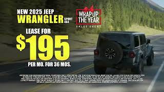 Get Down to Dennis Dillon Dodge Ram Chrysler Jeep during the Wrap up the Year Sales Event!