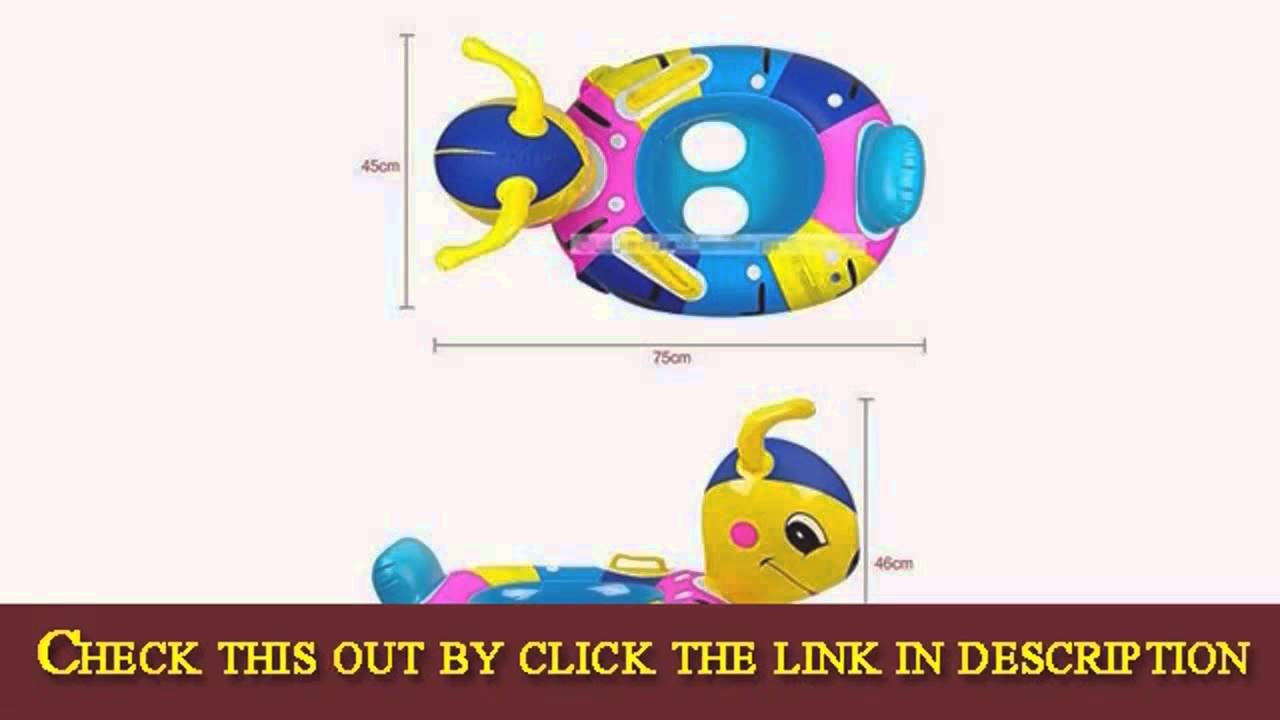 Get Moolecole Funny Animal Ant Inflatable PVC Swimming Ring Kids Swimming  Top