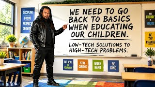 We need to go back to basics with the education of our children. 