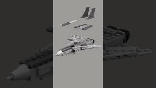 LEGO F-14 Tomcat Jet Fighter MOC Speed-Build Animation #shorts