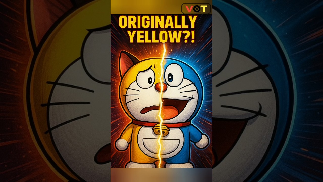 Doraemon is not blue! 