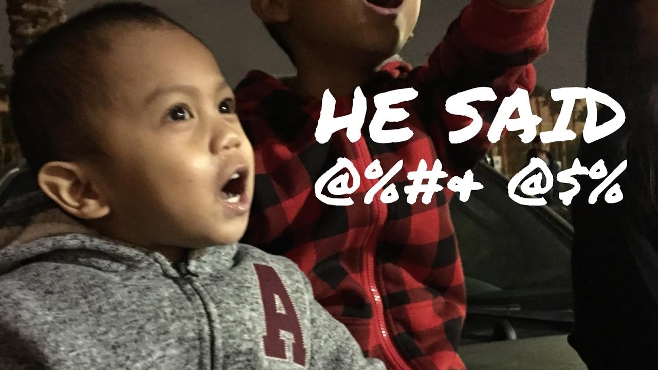 His First Swear Word DADS FAULT YouTube