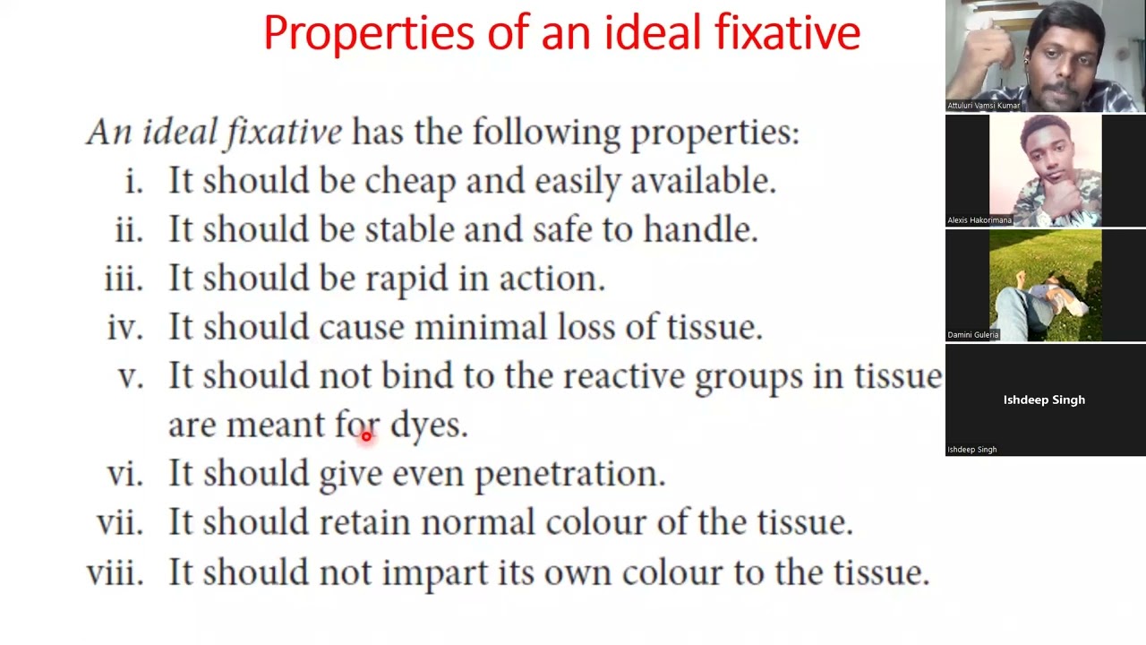 Fixatives used in IHC