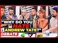 They CONFRONT Destiny About Andrew Tate | WHATEVER PODCAST DEBATE