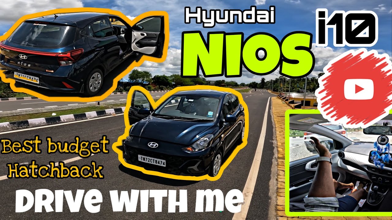Hyundai i10 NIOS. Best budget hatchback. Drive with me. 