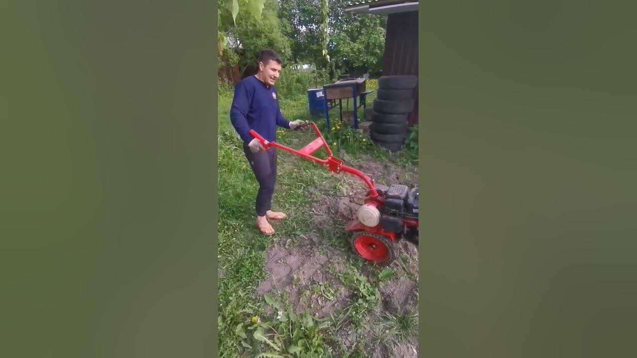 Как Вспахать землю без фрез! 👍😄🤣 - YouTube