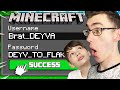 WŁAMAŁEM SIĘ NA KONTO  MŁODSZEGO BRATA w Minecraft! (odkryłem jego sekret)