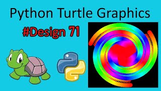 python turtle graphics tutorial || #design71  || Python graphics