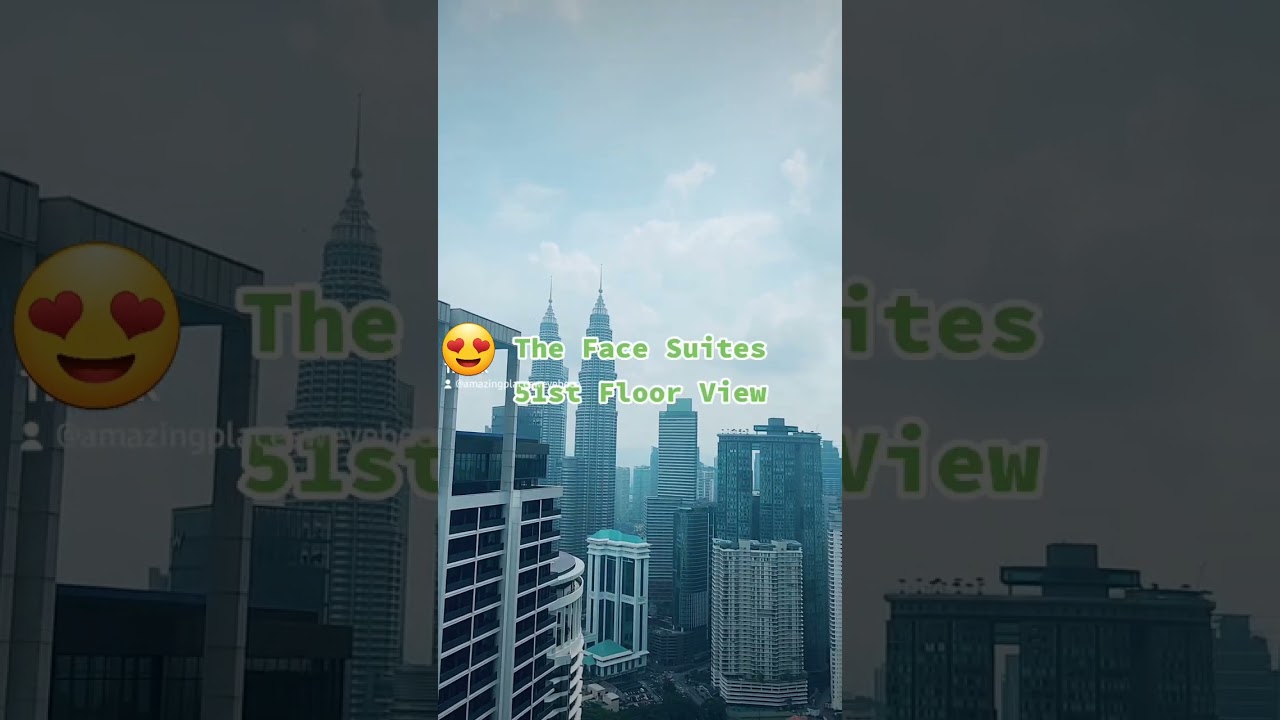 First Time Seeing the Petronas Twin Tower Kuala Lumpur Malaysia 