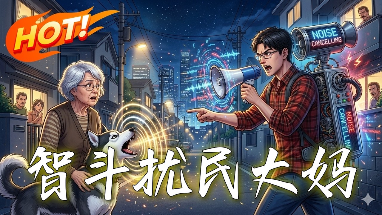 智鬥擾民大媽：夜班小哥的硬核反擊