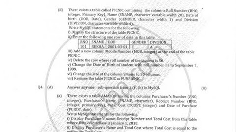 mysql sum and solution tyb.comsem5 mumbai university
