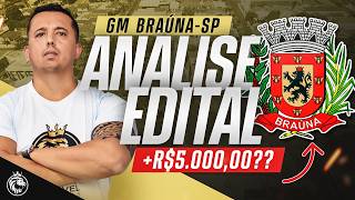 🚨 GUARDA MUNICIPAL BRAÚNA-SP | EDITAL PUBLICADO! ANÁLISE COMPLETA