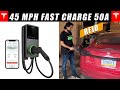 BEST EV Home Charging Station Review (45 MPH 50A RFID Tesla Charger W/ Power Monitoring) #tesla