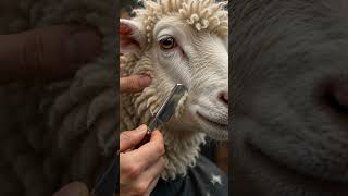 Satisfying Sheep Haircut ASMR 🐑✂️ | Fast Motion Transformation #asmr #oddlysatisfying #satisfying