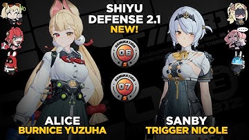 NEW! Shiyu Defense 2.1 Stage 6-7 | M0 Alice & M0 Soldier 0 Anby | Zenless Zone Zero 2.1