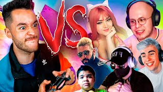 GREFG VS JUAN, ARI, AXOZER, KARCHEZ, KOMANCHE Y TANIZEN EN FORTNITE  TheGrefg