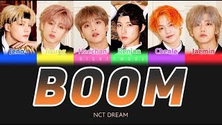 Nct dream - boom [ color coded lyrics ...