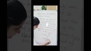 Application of Compound Interest Formula #sakshimam #maths #studyshorts #mathematics #ssccgl #class8