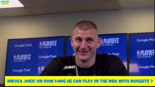 NIKOLA JOKIC ON WINNING THE NBA MVP THIRD TIME (also answers some interesting questions)