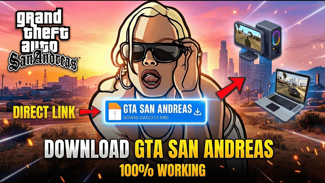How to download gta san andreas for free on pc | how to install gta san ...