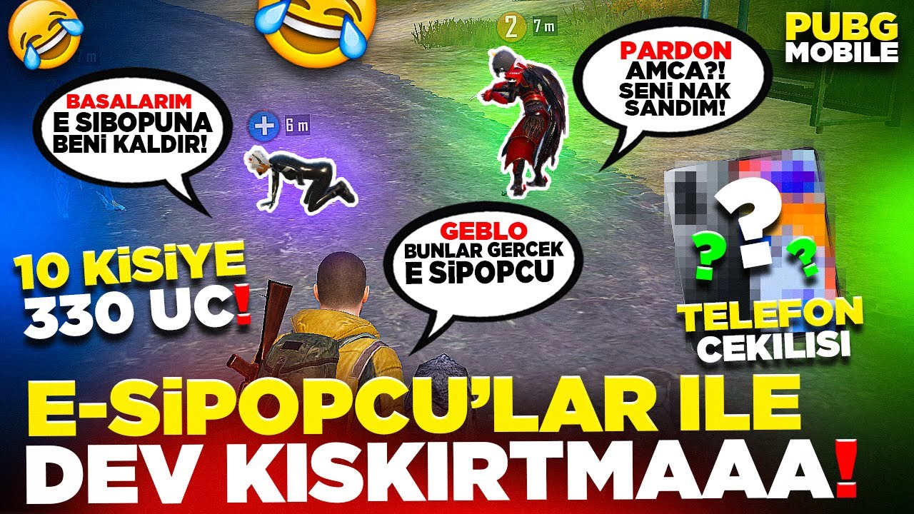 E-SİPOPÇU’LAR İLE DEV KIŞKIRTMA🤣 (SÜRPRİZ TELEFON ÇEKİLİŞİ)😍 @PUBGMOBILEESPORTÜRKİYE