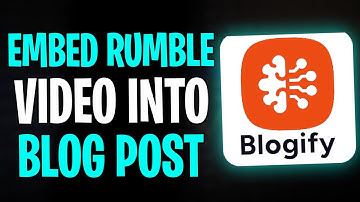 How to Embed Rumble Video Into Blog Post (2025) ✅