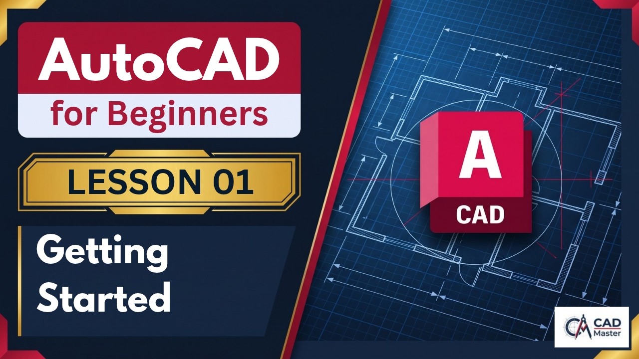 AutoCAD for Beginners | Lesson 1: Getting Started - YouTube