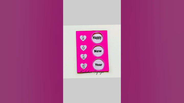New year Gift Ideas /Happy New year 2025 Card #newyear #newyearcard #diy #shorts #viralvideo #art