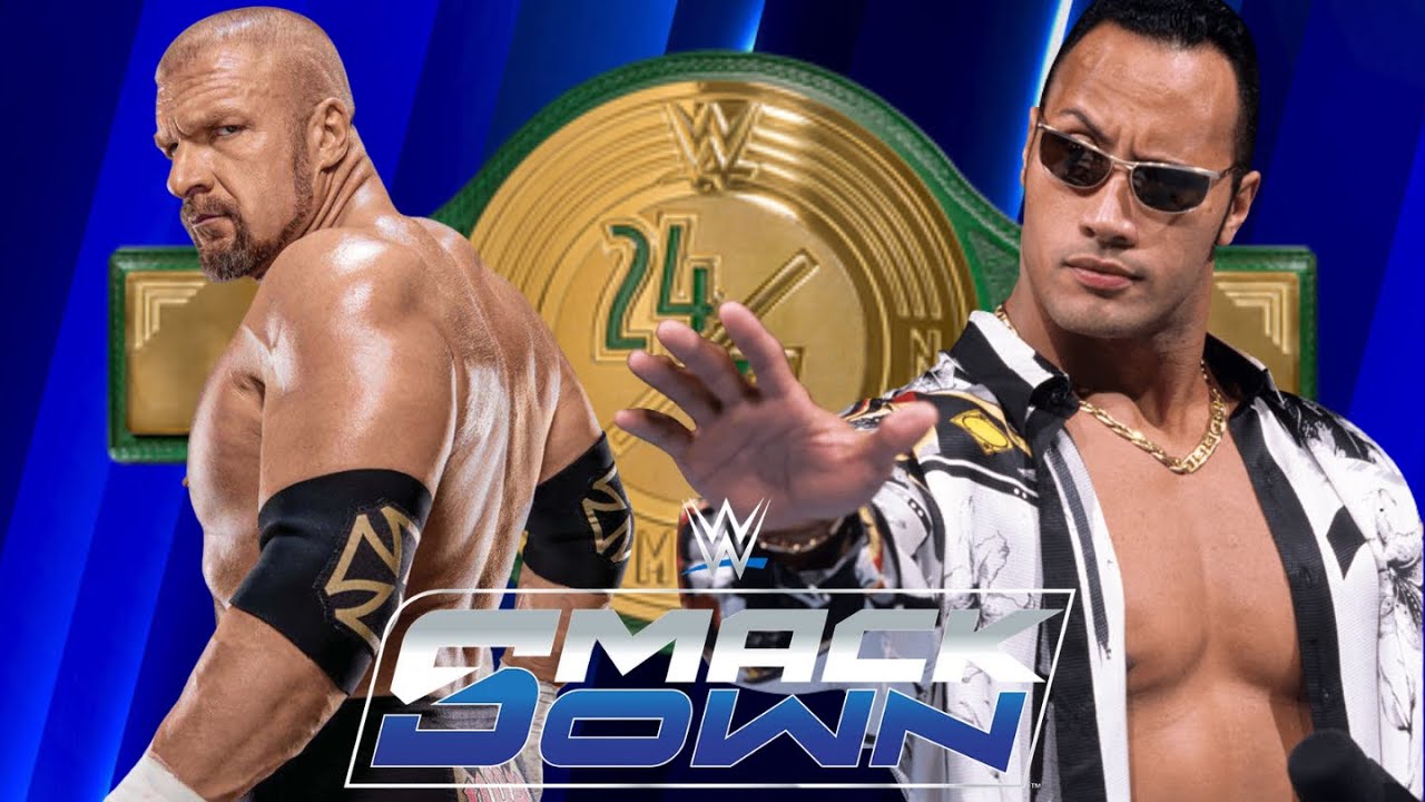 SmackDown:The Rock Vs Triple H (24/7 Championship Match)