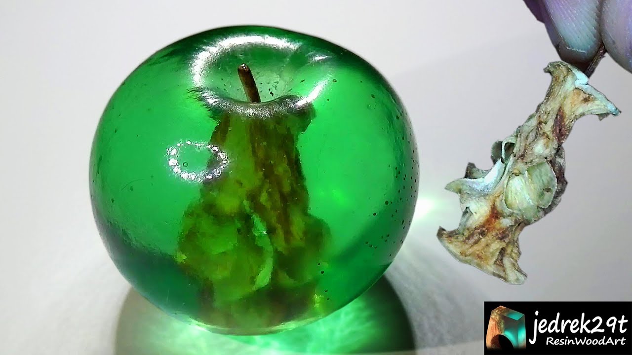 прозрачное яблоко. DIY