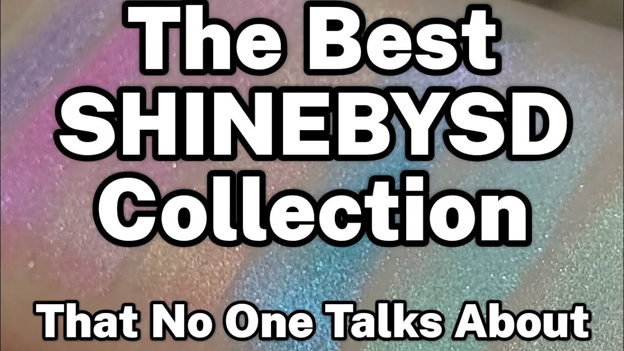 Swatching ShinebySD Primavera Crystals: Blue/Pink/Purple Multichromes