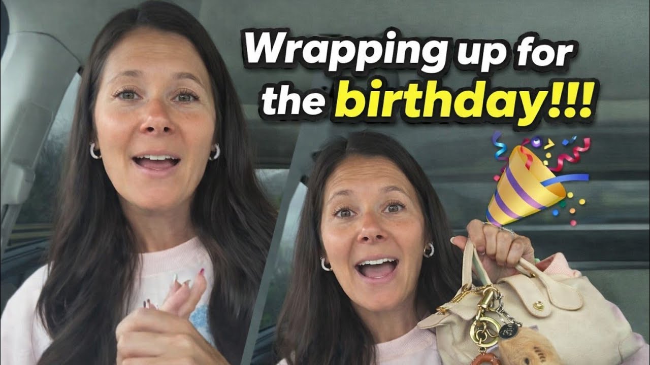 Wrapping up for the birthday!!! 🎉  