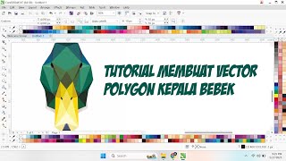 Belajar Coreldraw Tutorial Membuat Logo Polygon Kepala Hewan