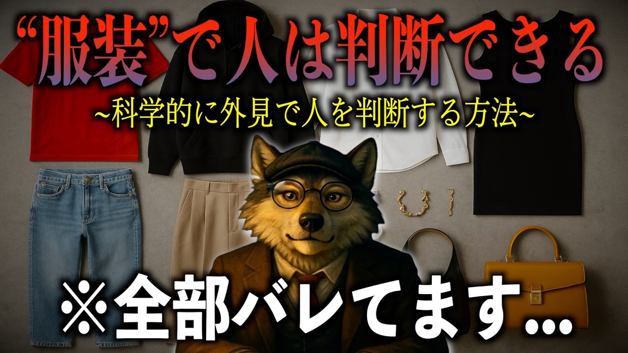 【心理学】着てる服で「あなたの性格」は全てバレてます... 服装から相手を見抜く科学的な方法5選