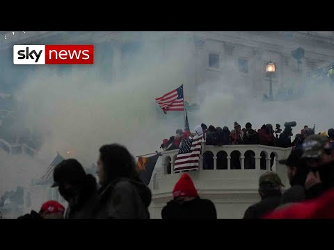 Capitol riot footage presented as evidence at Donald Trump's impeachment trial