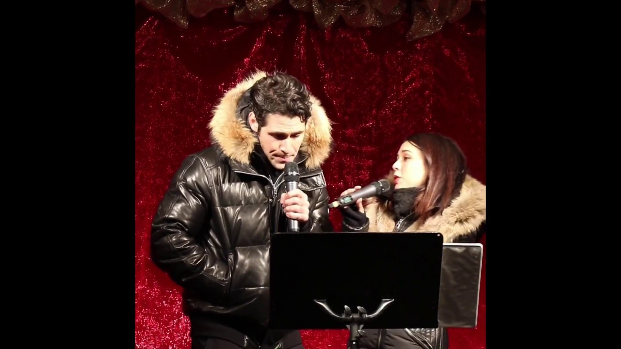 Janel Parrish and Dylan S. Wallach sing Baby It’s Cold Outside